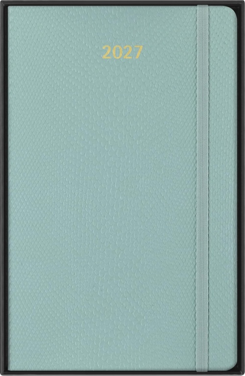 Kalendarz Moleskine 2027 12M rozmiar L (duży 13x21 cm) Tygodniowy sztuczna Skóra Węża Jasnozielona Miękka Wegańska Oprawa w Pudełku (Moleskine 2027 Precious and Ethical Weekly Diary/Planner Box 12M Sage Green Soft Cover) - 8056999274832