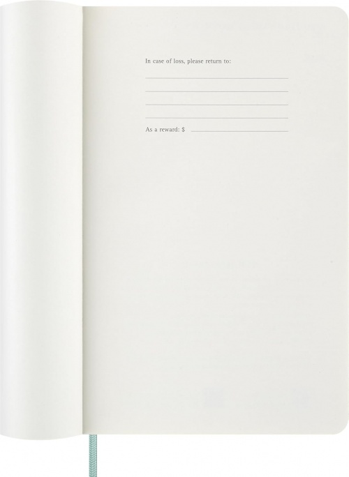 Kalendarz Moleskine 2027 12M rozmiar L (duży 13x21 cm) Tygodniowy sztuczna Skóra Węża Jasnozielona Miękka Wegańska Oprawa w Pudełku (Moleskine 2027 Precious and Ethical Weekly Diary/Planner Box 12M Sage Green Soft Cover) - 8056999274832