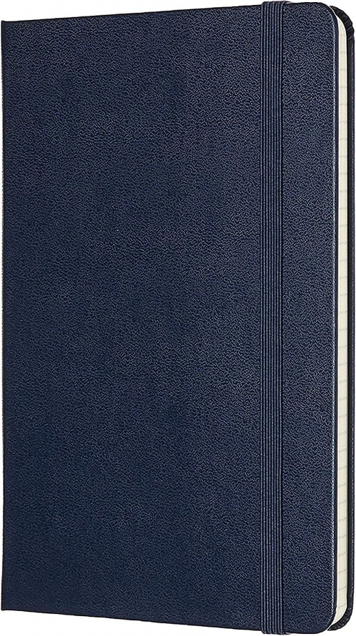 Notatnik Moleskine M średni (11,5x18 cm) w Kratkę Granatowy / Szafirowy Twarda oprawa (Moleskine Squared Notebook Medium Sapphire Blue Hard Cover) - 8058647626673