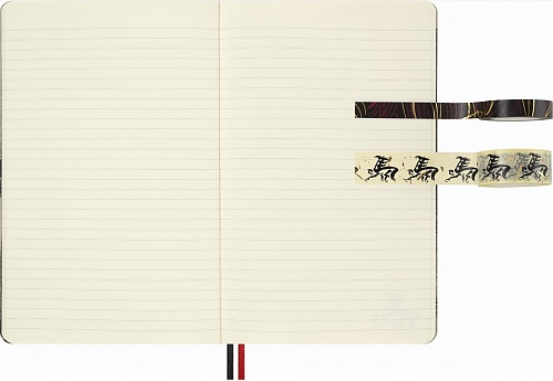 Moleskine Rok Konia Zestaw Kreatywny Notes w Linie, Notatnik Japoński, Długopis Kaweco i 2 Taśmy Washi w Prezentowym Pudełku (Moleskine Limited Edition Year of Horse Creative Set BOX) - 8056999278540