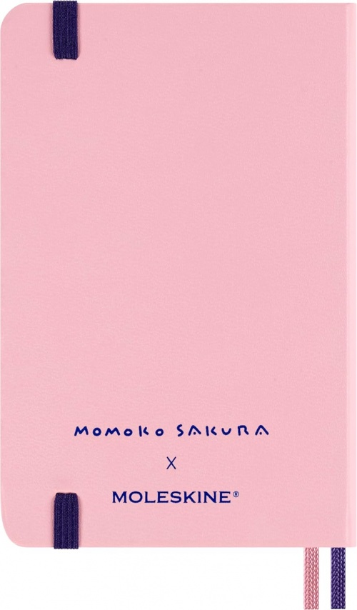 Notatnik Moleskine Sakura Momoko Maruko P kieszonkowy (9x14 cm) w Linię Holograficzna Różowa Twarda oprawa (Moleskine Sakura Momoko Limited Edition Notebook Ruled Pocket Lenticular Pink Hard Cover) - 8056999271640