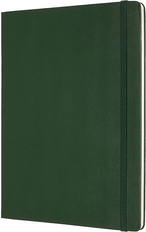 Notatnik Moleskine XL ekstra duży (19x25 cm) Czysty Zielony Mirt Twarda oprawa (Moleskine Plain Notebook Extra Large Hard Myrtle Green) - 8058647629117