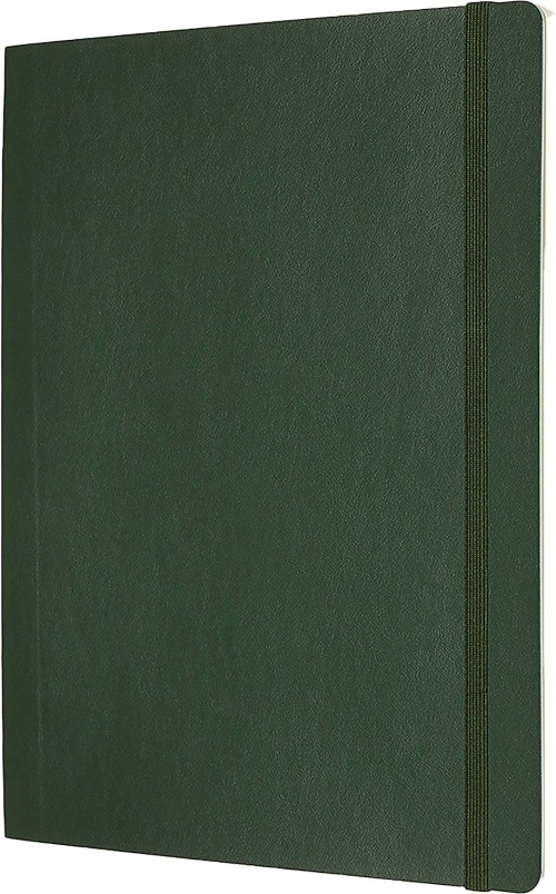 Notatnik Moleskine XL ekstra duży (19x25 cm) w Kropki Zielony Mirt Miękka oprawa (Moleskine Dotted Notebook Extra Large Soft Myrtle Green) - 8053853600080