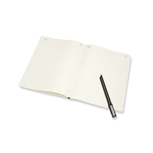Notatnik inteligentny Moleskine Adobe Creative Cloud Paper Tablet XL ekstra duży (19x25 cm) Czysty Czarny Twarda oprawa (Moleskine Adobe Creative Cloud Paper Tablet XL) - 8053853602190