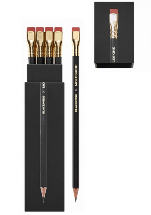 Moleskine x Blackwing Ołówki 12 twardych Zestaw prezentowy (Blackwing x Moleskine Set of 12 Hard Pencils) - 8056999270032