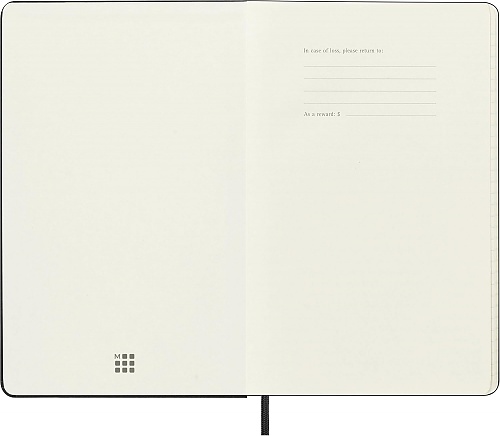 Kalendarz Moleskine 2026-2027 18-miesięczny rozmiar L (duży 13x21 cm) Dzienny Czarny Twarda oprawa (Moleskine Daily Notebook Diary/Planner 2026/27 Large Black Hard Cover) - 8056999279769