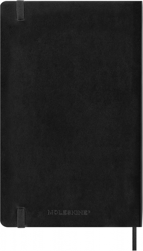 Kalendarz Moleskine 2026-2027 18-miesięczny rozmiar L (duży 13x21 cm) Dzienny Czarny Miękka oprawa (Moleskine Daily Notebook Diary/Planner 2026/27 Large Black Soft Cover) - 8056999279776