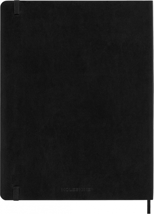 Kalendarz Moleskine 2026-2027 18-miesięczny rozmiar XL (bardzo duży 19x25 cm) Tygodniowy Czarny Miękka oprawa (Moleskine Weekly Notebook Diary/Planner 2026/27 Extra Large Soft Black Cover) - 8056999279912