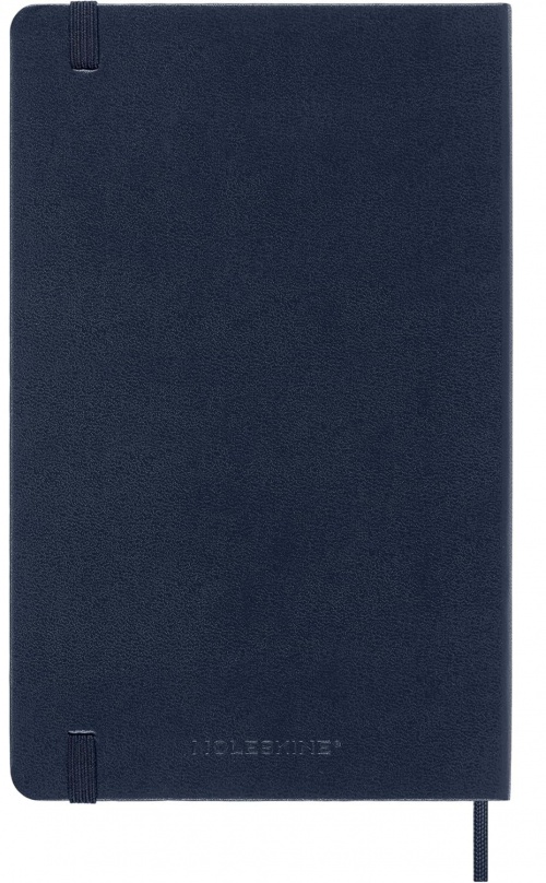 Kalendarz Moleskine 2026-2027 18-miesięczny rozmiar L (duży 13x21 cm) Tygodniowy Niebieski Ciemny/ Szafirowy Twarda oprawa (Moleskine Weekly Notebook Planner 2026/27 Large Hard Sapphire Blue Cover) - 8056999279783