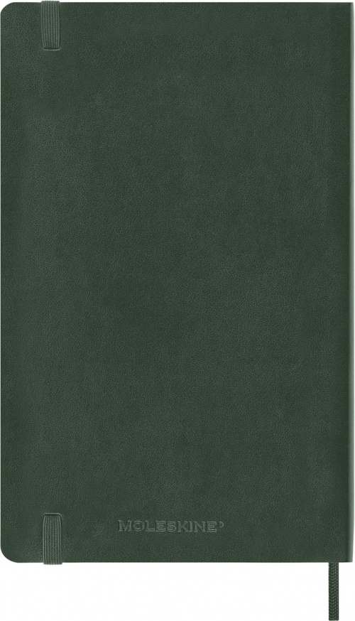 Kalendarz Moleskine 2026-2027 18-miesięczny rozmiar L (duży 13x21 cm) Tygodniowy Zielony Mirt Miękka oprawa (Moleskine Classic 18 Month 2026/27 Weekly Planner Soft Cover Large Myrtle Green) - 8056999279844