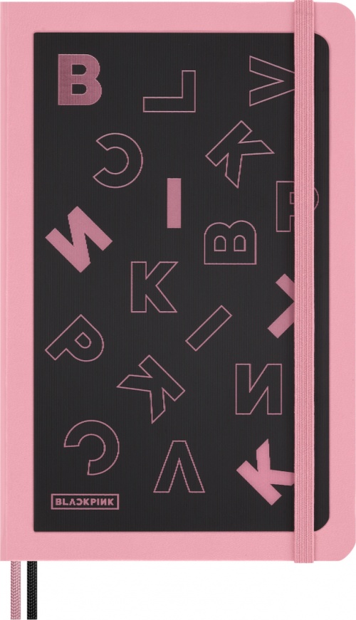 Kalendarz Moleskine 2026-2027 18-miesięczny BLACKPINK duży L (13x21 cm) Tygodniowy Twarda oprawa (Moleskine Limited Edition BLACKPINK 18 Month 2026-2027 Weekly Planner Large Hard Cover)