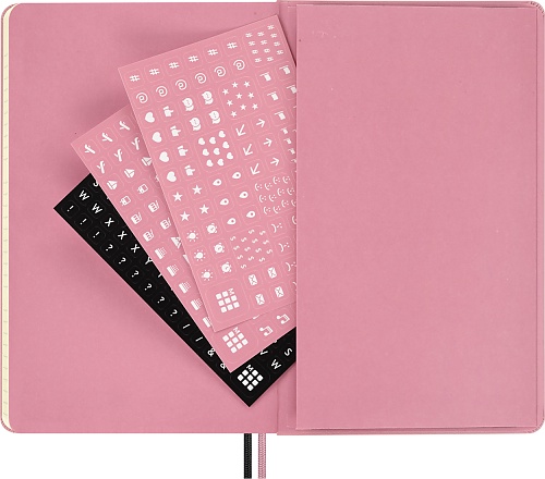 Kalendarz Moleskine 2026-2027 18-miesięczny BLACKPINK duży L (13x21 cm) Tygodniowy Twarda oprawa (Moleskine Limited Edition BLACKPINK 18 Month 2026-2027 Weekly Planner Large Hard Cover)