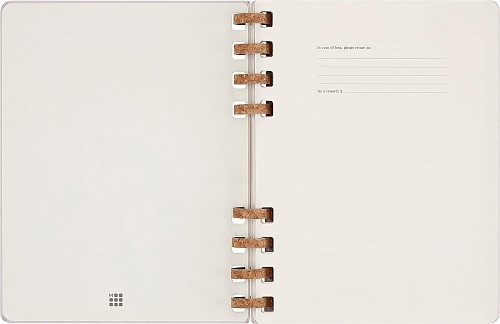 Kalendarz Moleskine Bez Dat 12M rozmiar XL (bardzo duży 19x25 cm) na Spirali Tygodniowy Jasny Beżowy (Moleskine Undated Weekly Planner, 12M, Extra Large, Crush Grape, Hard Cover) - 8056598856378