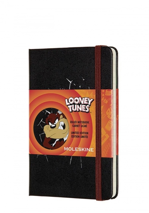 Notatnik Moleskine Diabeł Tasmański z serii Zwariowane Melodie P kieszonkowy (9x14cm) w Linie Twarda oprawa  (Moleskine Looney Tunes Limited Edition Pocket Notebook Taz) - 8058647621098