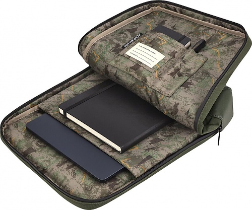 Plecak Moleskine Władca Pierścieni LOTR (31 x 42 x 10 cm) Zielony Mech (Moleskine Lord of the Ring Metro Slim Backpack Moss Green) - 8056711513515