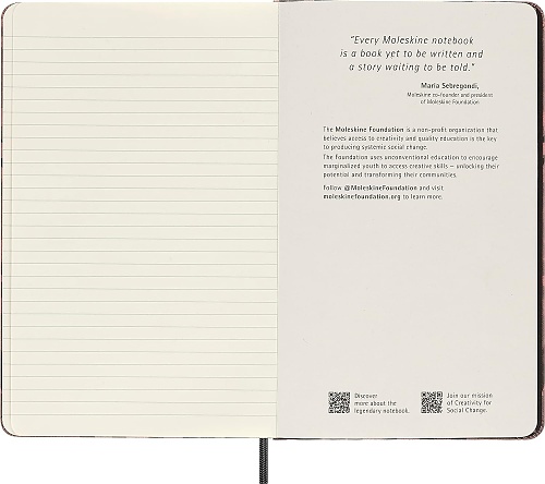 Notatnik Moleskine Sakura P kieszonkowy (9x14 cm) w Linie Brązowy z grafiką Kosuke Tsumury (Moleskine Sakura Limited Edition Notebook Ruled Pocket Kosuke Tsumura Hard Cover) - 8056598855494
