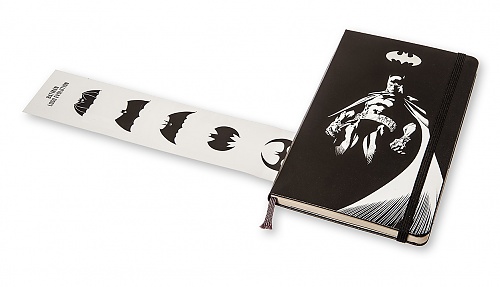 Notes Moleskine BATMAN czysty, duży [13x21cm] czarny (Moleskine BATMAN Limited Edition Plain Large Hard Cover)