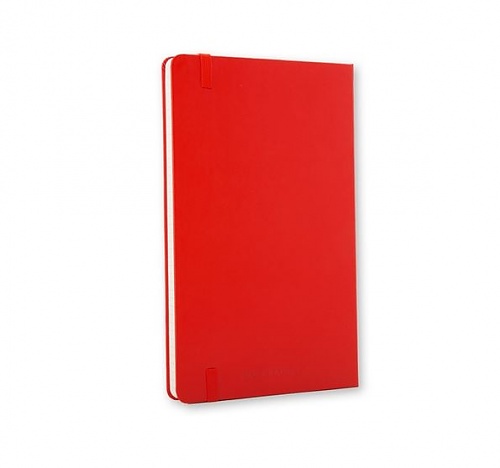 Notatnik Moleskine L duży (13x21cm) w Kratkę Czerwony Twarda oprawa (Moleskine Sqaured Notebook Large Hard Scarlet Red) - 9788862930338
