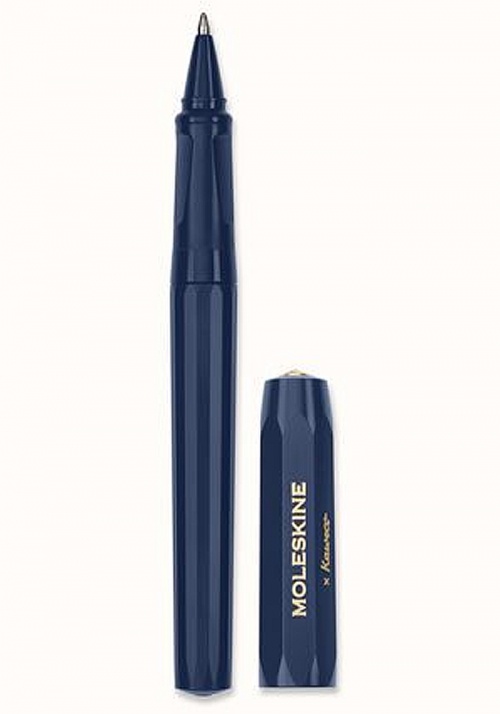 Długopis Moleskine x Kaweco Niebieski z 1 mm niebieskim wkładem G2 (Ballpen Moleskine x Kaweco Blue 1 mm Blue Ink) - 8056598854855