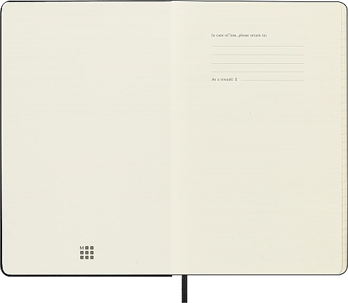 Kalendarz Moleskine 2023 12M rozmiar L (duży 13x21 cm) Dzienny Czarny Twarda oprawa (Moleskine Daily Notebook Diary/Planner 2023 Large Black Hard Cover) - 8056420859560