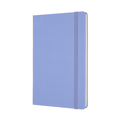 Notatnik Moleskine L duży (13x21cm) w Linie Niebieska Hortensja Twarda oprawa (Moleskine Ruled Notebook Large Hard Hydrangea Blue) - 8056420850819