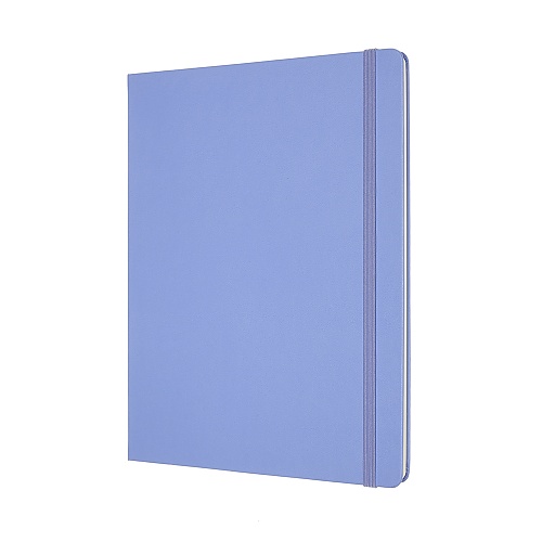 Notatnik Moleskine XL ekstra duży (19x25 cm) Czysty Niebieska Hortensja Twarda oprawa (Moleskine Plain Notebook Extra Large Hard Hydrangea Blue) - 8056420850840