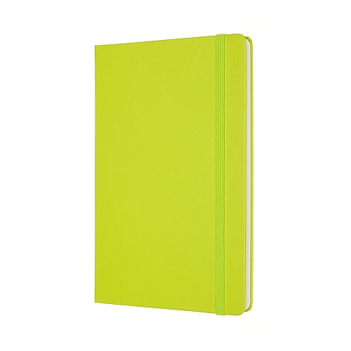 Notatnik Moleskine L duży (13x21cm) w Linie Limonka Twarda oprawa (Moleskine Ruled Notebook Large Hard Lemon Green) - 8056420850871