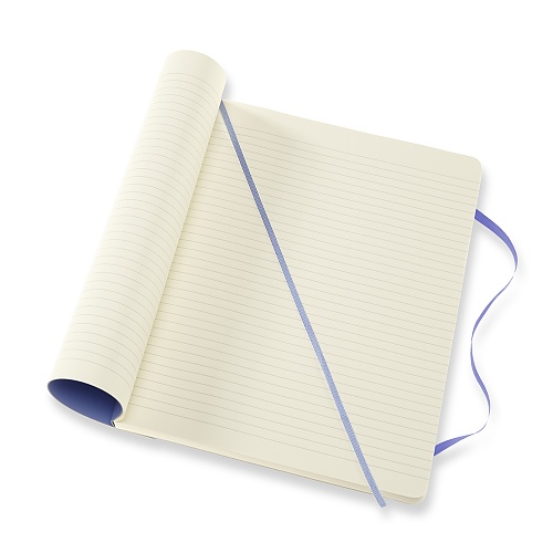 Notatnik Moleskine XL ekstra duży (19x25 cm) w Linie Niebieska Hortensja Miękka oprawa (Moleskine Ruled Notebook Extra Large Soft Hydrangea Blue) - 8056420850956