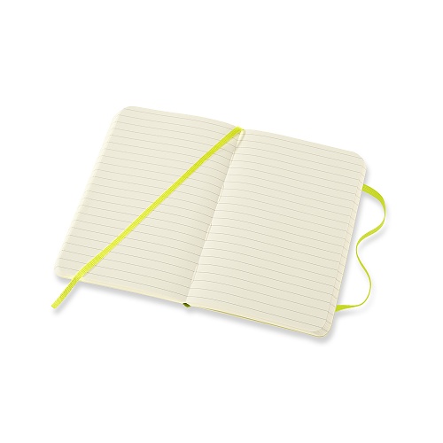Notatnik Moleskine P kieszonkowy (9x14 cm) w Linie Limonka Miękka oprawa (Moleskine Ruled Notebook Pocket Soft Lemon Green) - 8056420850970