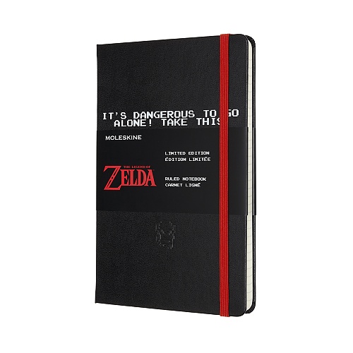 Notatnik Moleskine The Legend of Zelda (duży 13x21) w Linię Twarda oprawa (Moleskine Sword Limited Edition Notebook Ruled Large Hard Cover) - 8056420851816
