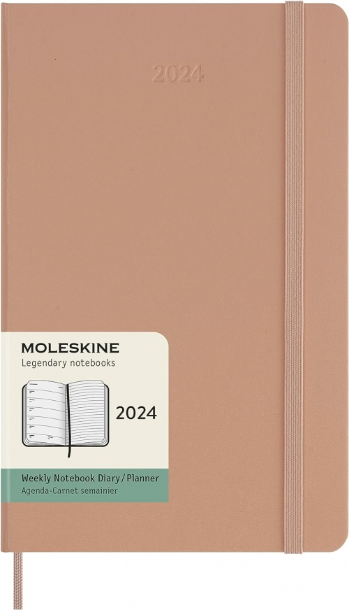 Agenda Moleskine - Large 13 x 21 cm - 1 jour par page