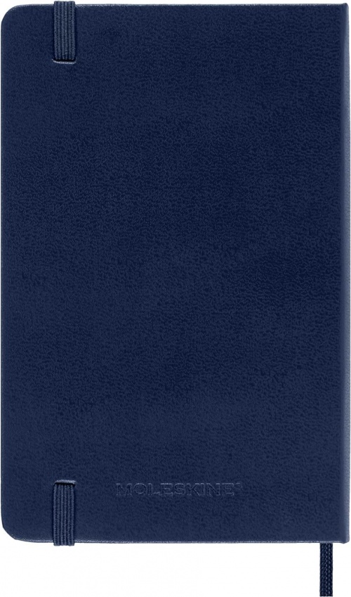 Kalendarz Moleskine 2025 12M rozmiar L (duży 13x21 cm) Tygodniowy Niebieski/ Szafirowy Twarda oprawa (Moleskine Weekly Notebook Diary/Planner 2025 Large Sapphire Blue Hard Cover) - 8056999270261