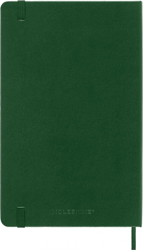 Kalendarz Moleskine 2025 12M rozmiar L (duży 13x21 cm) Tygodniowy Zielony Mirt Twarda oprawa (Moleskine Weekly Notebook Diary/Planner 2025 Large Myrtle Green Hard Cover) - 8056999270711