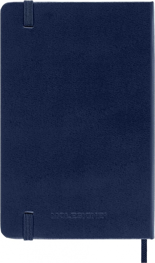 Kalendarz Moleskine 2025 12M rozmiar P (kieszonkowy 9x14 cm) Tygodniowy Niebieski/Szafirowy Twarda oprawa (Moleskine Weekly Notebook Diary/Planner 2025 Pocket Sapphire Blue Hard Cover) - 8056999270339