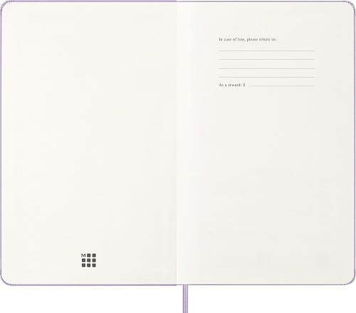 Kalendarz Moleskine 2026 12M rozmiar L (duży 13x21 cm) Dzienny Pastelowy Liliowy Twarda oprawa (Moleskine Daily Notebook Diary/Planner 2026 Large Pastel Lilac Hard Cover) - 8056999276416