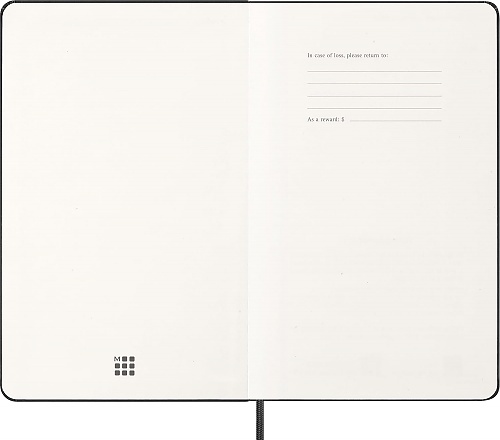 Kalendarz Moleskine 2026 12M rozmiar L (duży 13x21 cm) Tygodniowy Czarny Twarda oprawa (Moleskine Weekly Notebook Diary/Planner 2026 Large Black Hard Cover) - 8056999274689