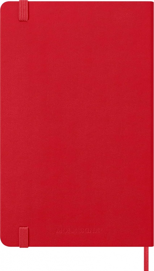 Kalendarz Moleskine 2026 12M rozmiar L (duży 13x21 cm) Tygodniowy Czerwony/ Szkarłatny Twarda oprawa (Moleskine Weekly Notebook Diary/Planner 2026 Large Scarlet Red Hard Cover) - 8056999274696