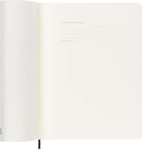 Kalendarz Moleskine 2026 12M rozmiar XL (bardzo duży 19x25 cm) Miesięczny Czarny Miękka oprawa (Moleskine Monthly Diary/Planner 2026 Extra Large Black Soft Cover) - 8056999275341