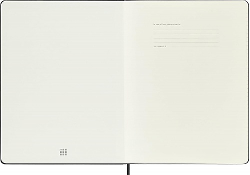 Kalendarz Moleskine 2026 12M rozmiar XL (bardzo duży 19x25 cm) Tygodniowy Czarny Twarda oprawa (Moleskine Weekly Notebook Diary/Planner 2026 Extra Large Black Hard Cover) - 8056999275259