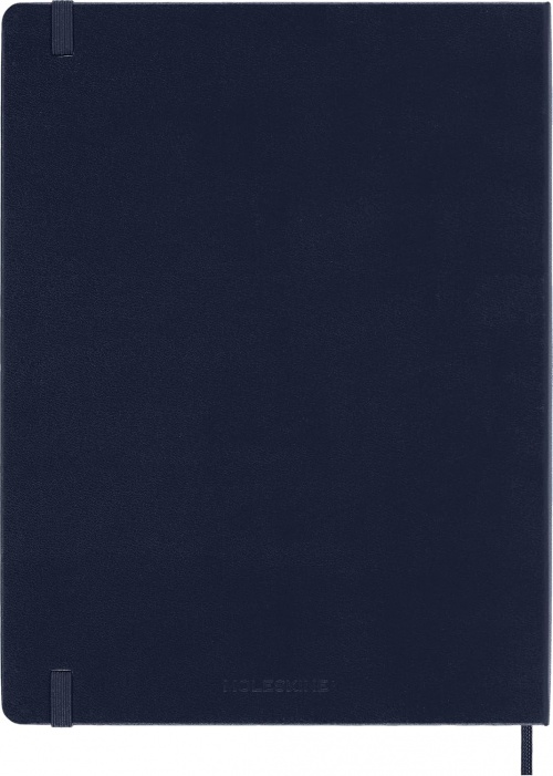 Kalendarz Moleskine 2026 12M rozmiar XL (bardzo duży 19x25 cm) Tygodniowy Niebieski Szafirowy Twarda oprawa (Moleskine Weekly Notebook Diary/Planner 2026 Extra Large Sapphire Blue Hard Cover) - 8056999275235