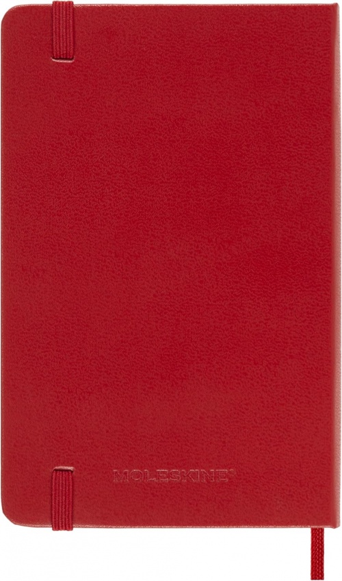 Kalendarz Moleskine 2026 12M rozmiar P (kieszonkowy 9x14 cm) Tygodniowy Czerwony/Szkarłatny Twarda oprawa (Moleskine Weekly Notebook Diary/Planner 2026 Pocket Scarlet Red Hard Cover) - 8056999274764