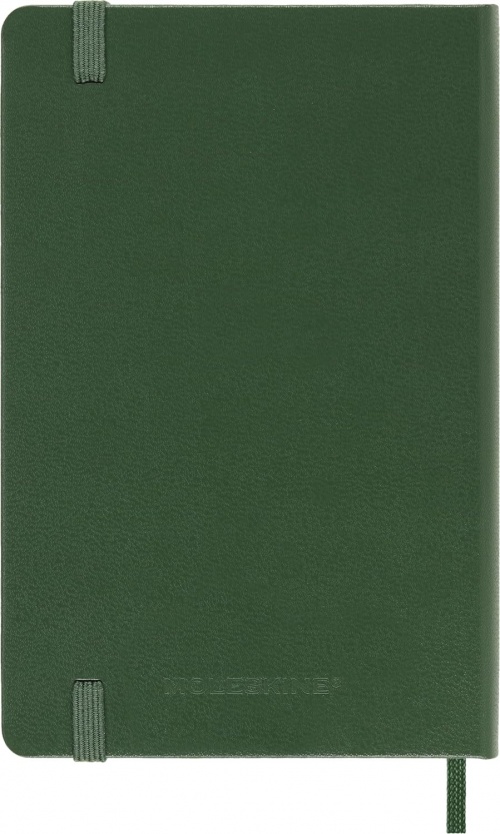 Kalendarz Moleskine 2026 12M rozmiar P (kieszonkowy 9x14 cm) Tygodniowy Zielony Mirt Twarda oprawa (Moleskine Weekly Notebook Diary/Planner 2026 Pocket Myrtle Green Hard Cover) - 8056999275549