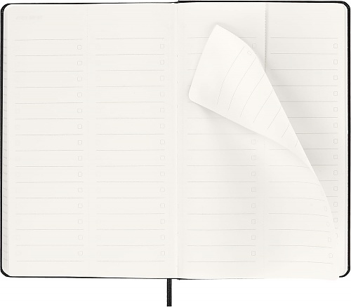 Kalendarz Moleskine 2026 12M PRO rozmiar L (duży 13x21 cm) Wertykalny Tygodniowy Czarny Twarda oprawa (Moleskine Weekly Vertical 2026 PRO Planner Large Black Hard Cover) - 8056999274658