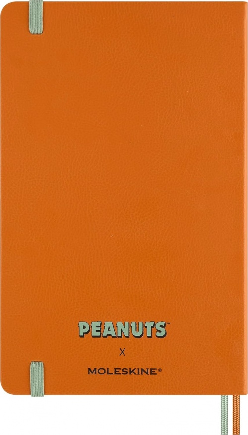 Kalendarz Moleskine 2026 12M Fistaszki Peanuts Snoopy rozmiar L (duży 13x21 cm) Tygodniowy Pomarańczowy Twarda oprawa (Moleskine Limited Edition Peanuts Weekly Notebook/Planner 2022 Large Orange Hard Cover) - 8056999277147