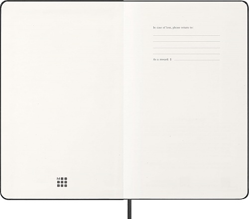 Kalendarz Moleskine 2027 12M rozmiar L (duży 13x21 cm) Dzienny Czarny Twarda oprawa (Moleskine Daily Notebook Diary/Planner 2027 Large Black Hard Cover) - 8056999279363
