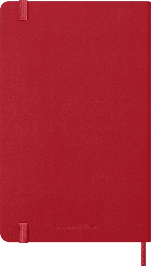 Kalendarz Moleskine 2027 12M rozmiar L (duży 13x21 cm) Tygodniowy Czerwony/ Szkarłatny Twarda oprawa (Moleskine Weekly Notebook Diary/Planner 2027 Large Scarlet Red Hard Cover) - 8056999279516