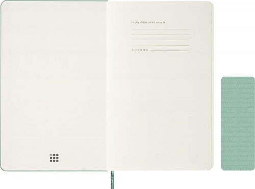 Kalendarz Moleskine 2027 12M rozmiar L (duży 13x21 cm) Tygodniowy Szałwiowa Zieleń Twarda oprawa (Moleskine Weekly Notebook Diary/Planner 2027 Large Sage Green Hard Cover) - 8056999279165