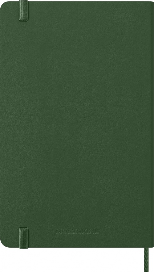 Kalendarz Moleskine 2027 12M rozmiar L (duży 13x21 cm) Tygodniowy Zielony Mirt Twarda oprawa (Moleskine Weekly Notebook Diary/Planner 2027 Large Myrtle Green Hard Cover) - 8056999279943