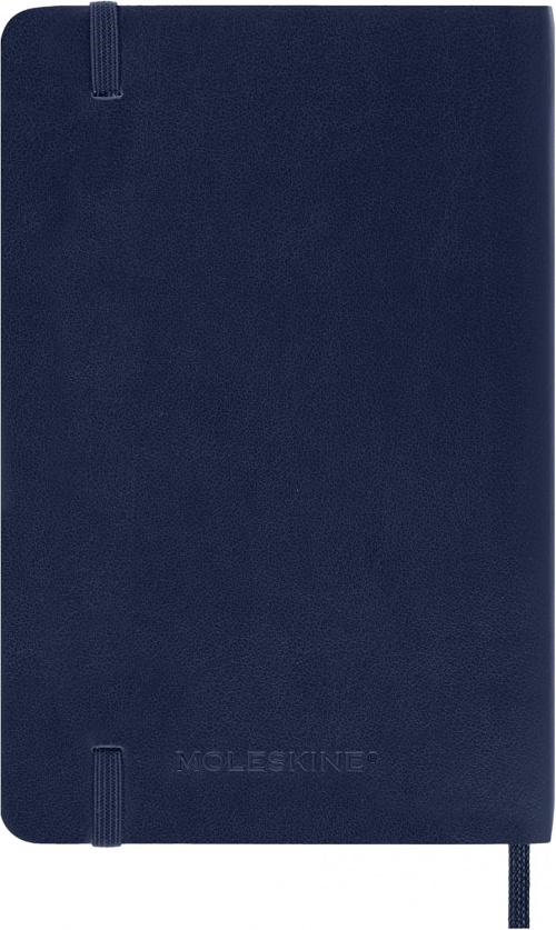 Kalendarz Moleskine 2027 12M rozmiar P (kieszonkowy 9x14 cm) Dzienny Niebieski/Szafirowy Miękka oprawa (Moleskine Daily Notebook Diary/Planner 2027 Pocket Sapphire Blue Soft Cover) - 8056999279448