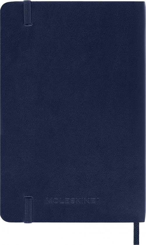 Kalendarz Moleskine 2027 12M rozmiar P (kieszonkowy 9x14 cm) Tygodniowy Niebieski/Szafirowy Miękka oprawa (Moleskine Weekly Notebook Diary/Planner 2027 Pocket Sapphire Blue Soft Cover) - 8056999279592